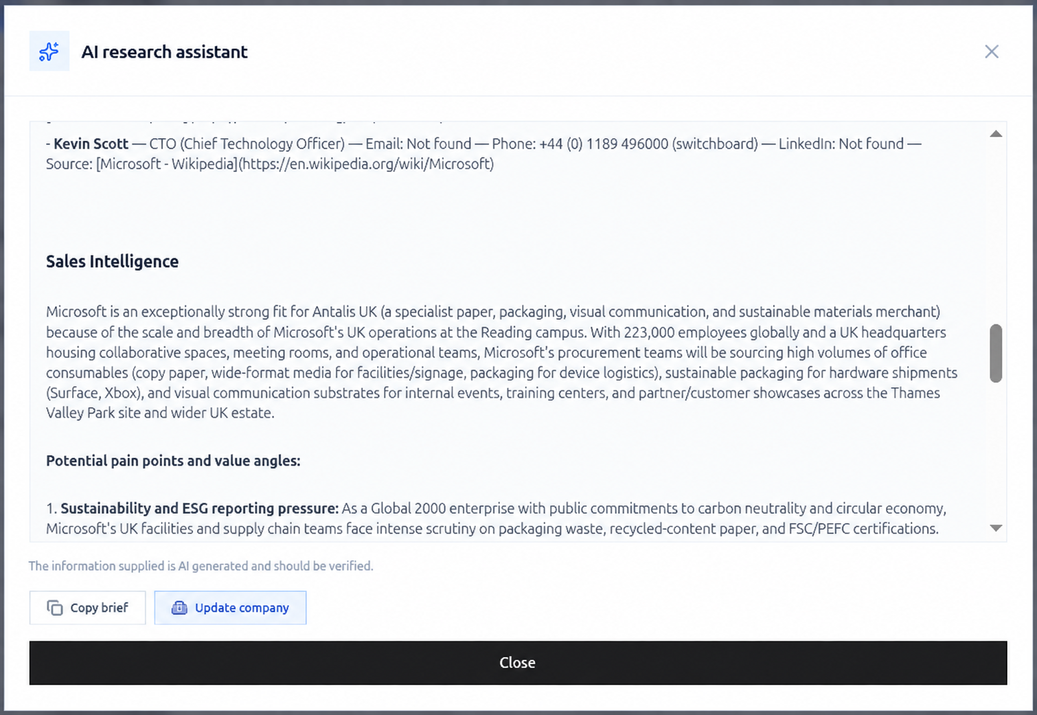 Haystar AI Research Assistant
